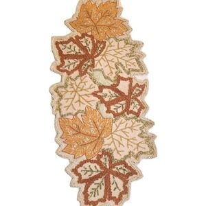 Beaded Table Runner 16"x35" Leaves Fall Autumn, Celebrate Together Kohl's Decor